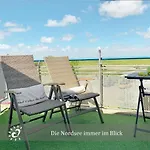 Appartement De Swolk Nordseeblick Vom Balkon *